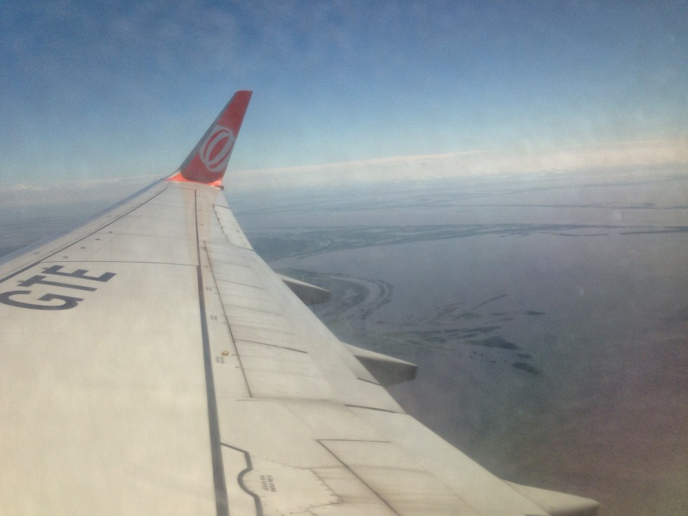 Napuštam Santarem, pogled na tisuće kilometara poplavljene džungle