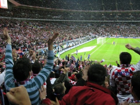 Djelić atmosfere s utakmice Engleske i Hrvatske na Wembleyu 2007. godine. (Foto: Ivan Kovačević)