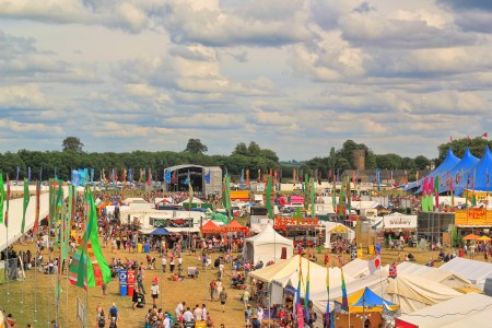 Womad festival slikan iz Ferris wheela